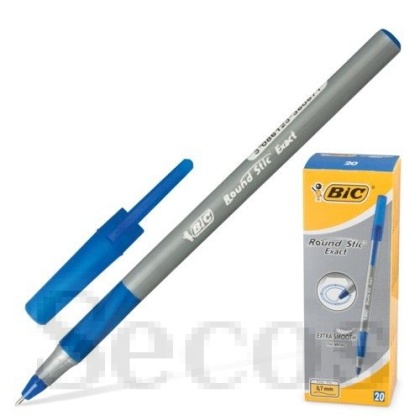 Химикалка Bic Round Stic Exact 0.3 mm Синя