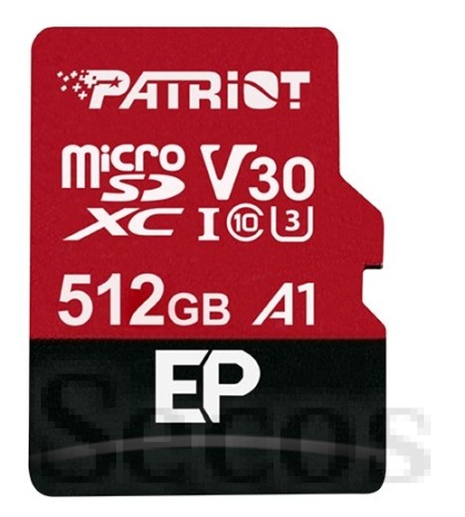 Памет Patriot EP Series 512GB micro SDXC V30