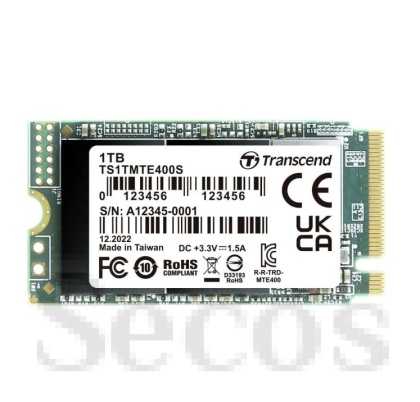 Твърд диск Transcend 1TB, M.2 2242, PCIe Gen3x4, NVMe, 3D TLC, DRAM-less