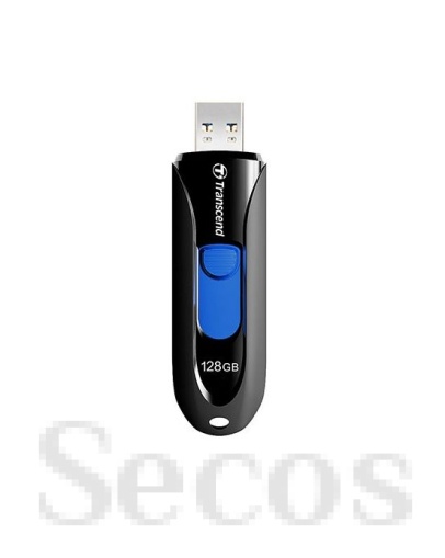 Памет Transcend 128GB, USB3.1, Pen Drive, Capless, Black