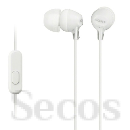 Слушалки Sony Headset MDR-EX15AP white