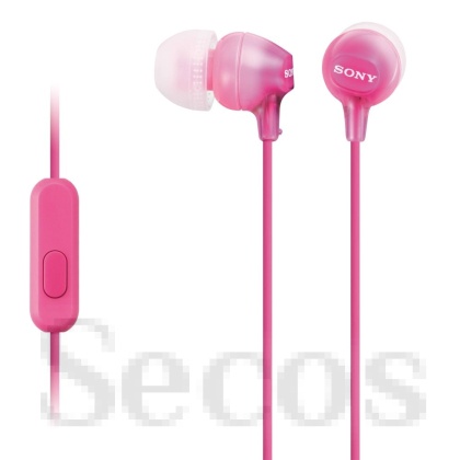 Слушалки Sony Headset MDR-EX15AP pink