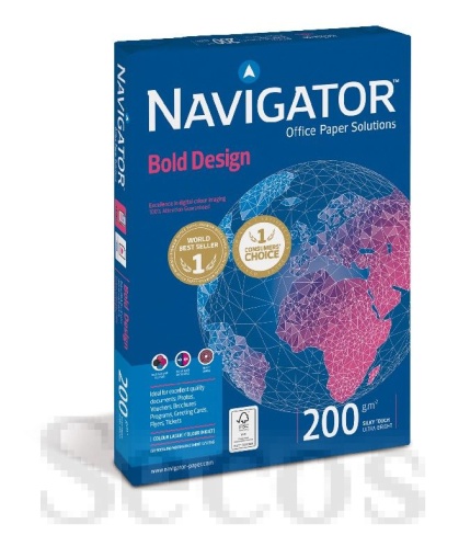 Картон Navigator Bold Design A4 150 л. 200 g/m2