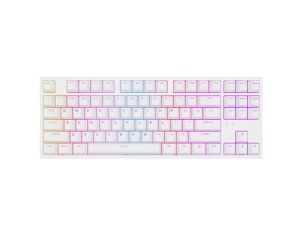 Клавиатура Genesis Gaming Keyboard Thor 404 TKL White RGB Backlight US Layout Brown Switch