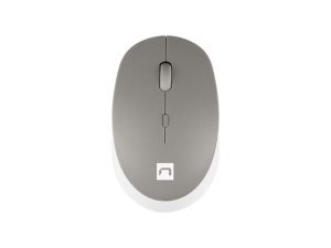 Мишка Natec Mouse Harrier 2, 1600 DPI Bluetooth 5.1 White-Grey