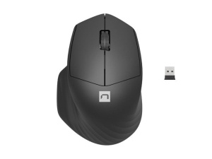 Мишка Natec Mouse Siskin Wireless 1600DPI 2.4GHz + Bluetooth 5.0 Optical Black