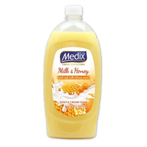 Течен сапун Medix Пълнител 800 ml Milk&Honey