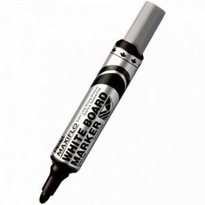 Маркер бяла дъска Pentel Maxiflo Объл Черен 6.0 mm