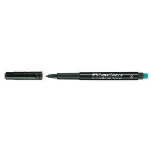 Универсален перманентен OHP маркер Faber-Castell 1525 М 1.0 mm Черен