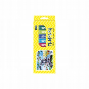 Темперни бои Educa В туба, 10 цвята, 10x7.5 ml