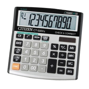 Калкулатор Citizen CT 500V II Настолен, 10-разряден