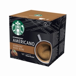 Кафе капсула Starbucks House Blend 12 бр., съвместими с Dolce Gusto