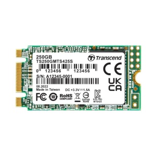 Твърд диск Transcend 250GB, M.2 2242 SSD, SATA3 B+M Key, TLC