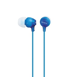 Слушалки Sony Headset MDR-EX15LP blue