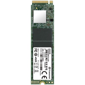 Твърд диск Transcend 256GB, M.2 2280, PCIe Gen3x4, 3D TLC, DRAM-less