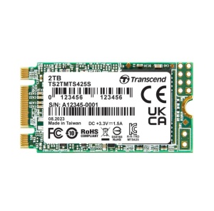 Твърд диск Transcend 2TB, M.2 2242 SSD, SATA3 B+M Key, TLC